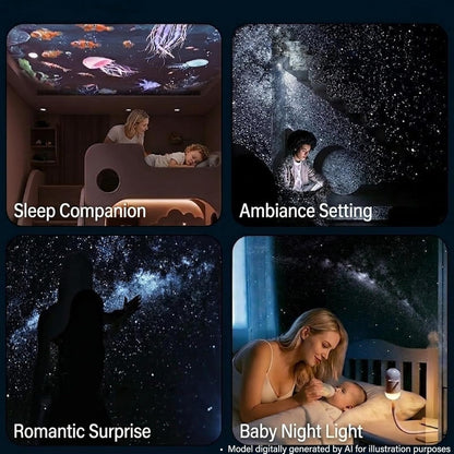 Galaxy Projector - Starry Sky Projection Light For Instant Room Transformation