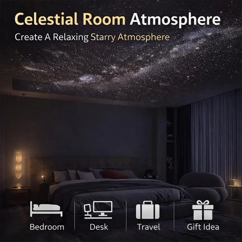 Galaxy Projector - Starry Sky Projection Light For Instant Room Transformation
