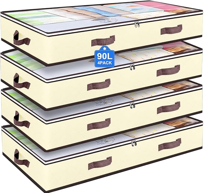 Reclaim Your Space — The 90L Massive Underbed Organizer That Ends Closet Chaos