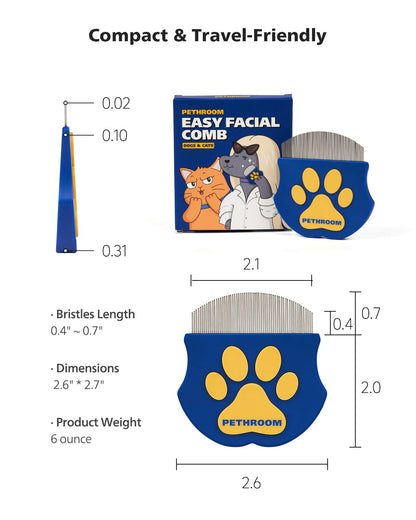 Bright Eyes, Clean Face — The Ultimate Gentle Groomer For Your Pet’s Delicate Areas. 🐾✨ - 3 Pack