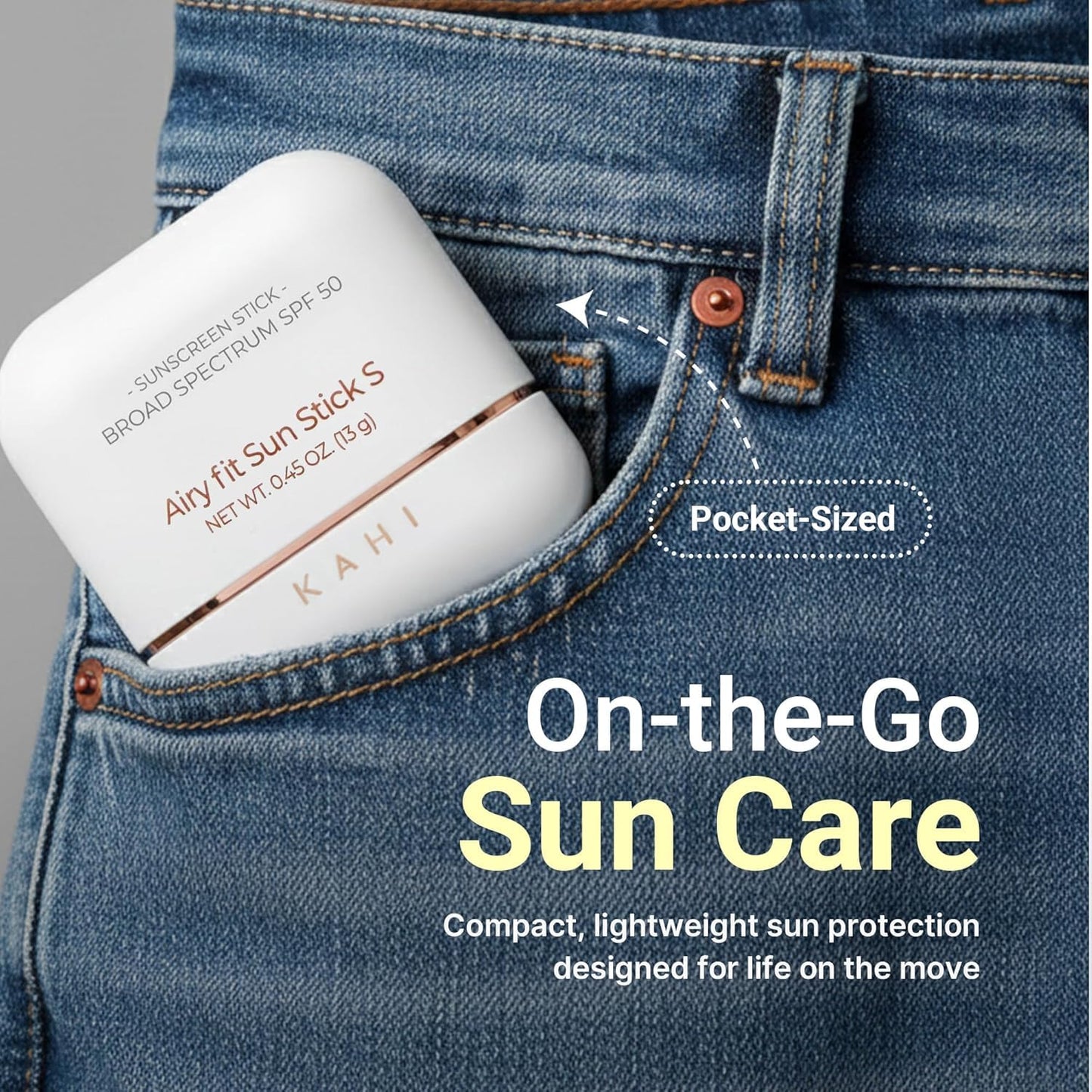 Broad Spectrum Sunscreen Stick - Ultra-Lightweight Shield For All-Day Invisible Protection