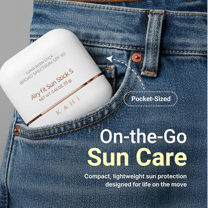 Broad Spectrum Sunscreen Stick - Ultra-Lightweight Shield For All-Day Invisible Protection