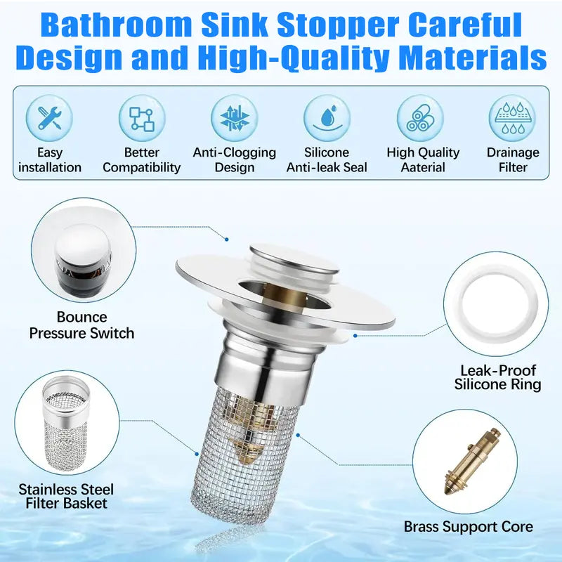 Upgrade to the Universal Pop-Up Sink Stopper