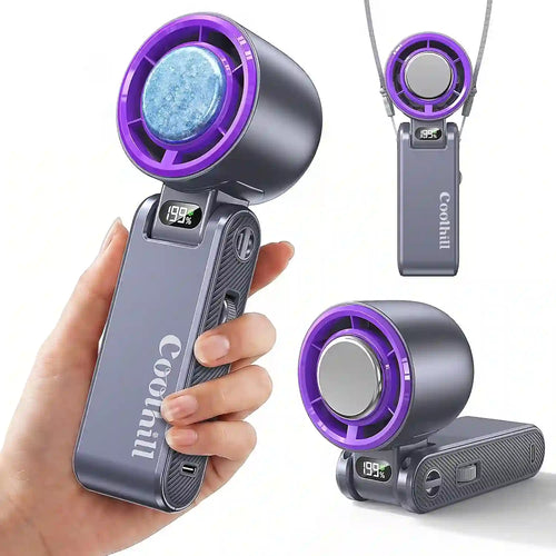 High-Speed Portable Fan – 199-Speed Turbo Ice Cooling For Instant Summer Relief