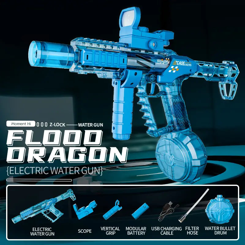 Ultimate Automatic Electric Water Blaster – One‑Button Continuous Power