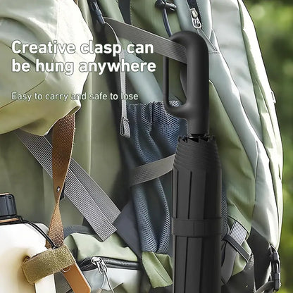 Stop Holding Wet Umbrellas—Click, Lock, and Go Hands-Free Instantly!