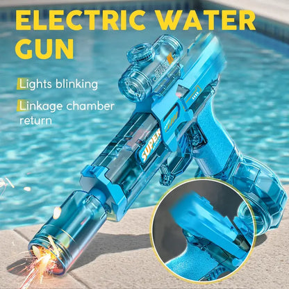 Ultimate Automatic Electric Water Blaster – One‑Button Continuous Power