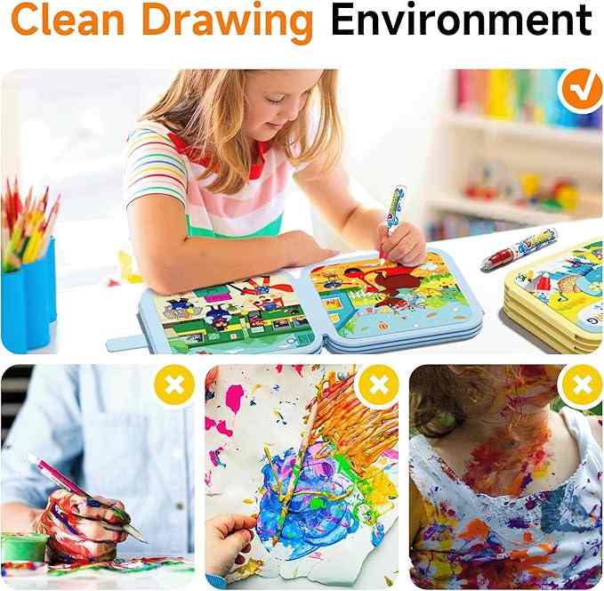 Paint With Water: Keep Kids Creative & Your House 100% Mess-Free
