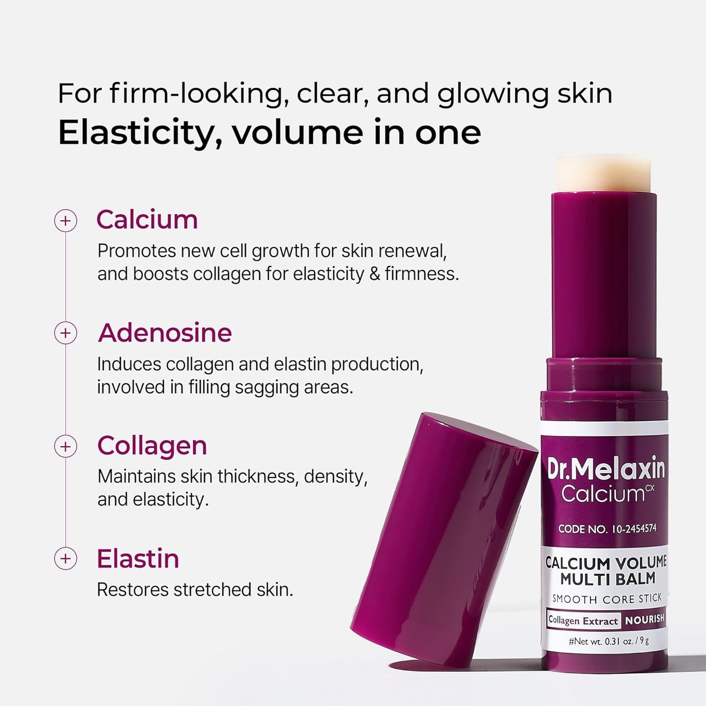 Collagen Multi Balm Stick - Erase Deep Eye Wrinkles Instantly with Calcium-Collagen Therapy