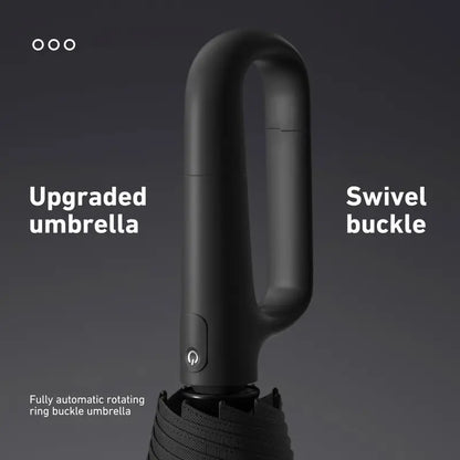 Stop Holding Wet Umbrellas—Click, Lock, and Go Hands-Free Instantly!