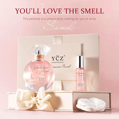 Shimmering Golden Sands Fragrance Gift Set – Luxury Floral & Oriental Experience