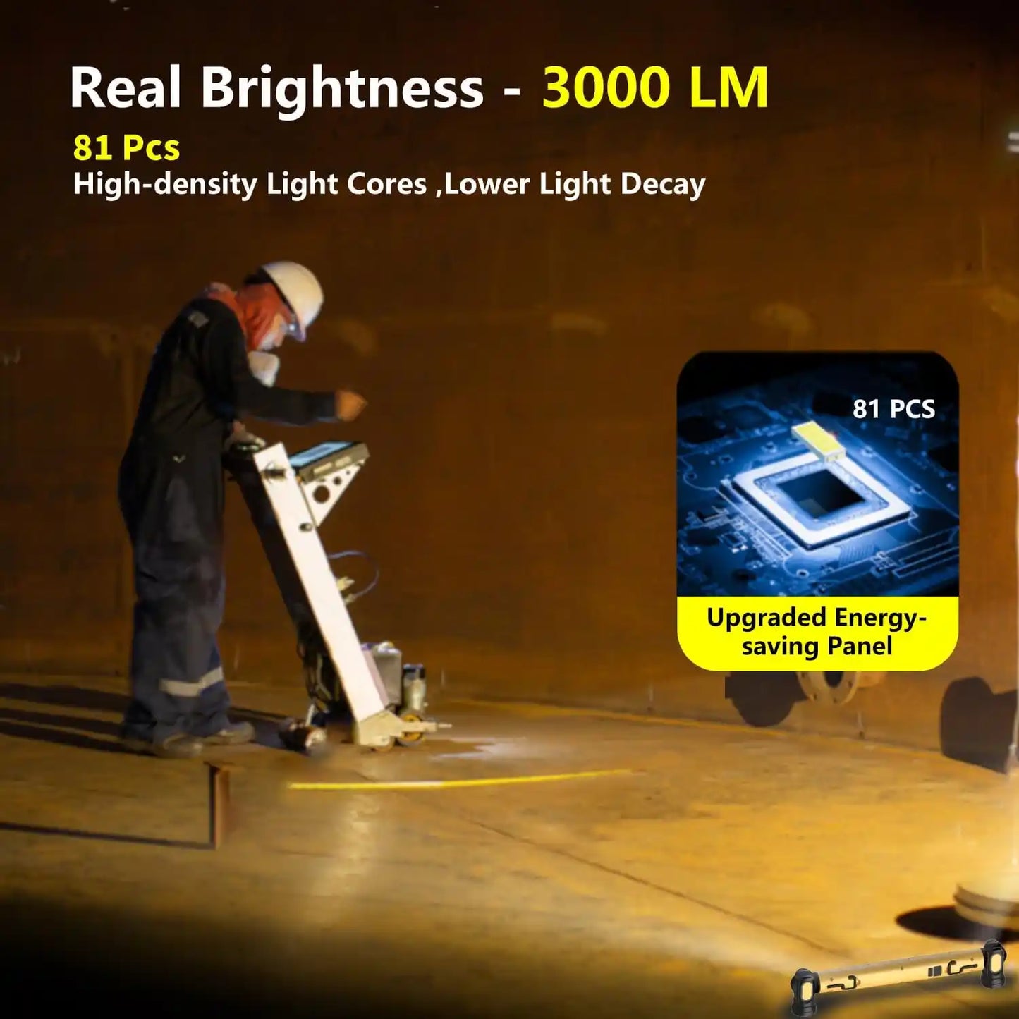 Eliminate Blind Spots With Full Engine-Bay Coverage Work Light
