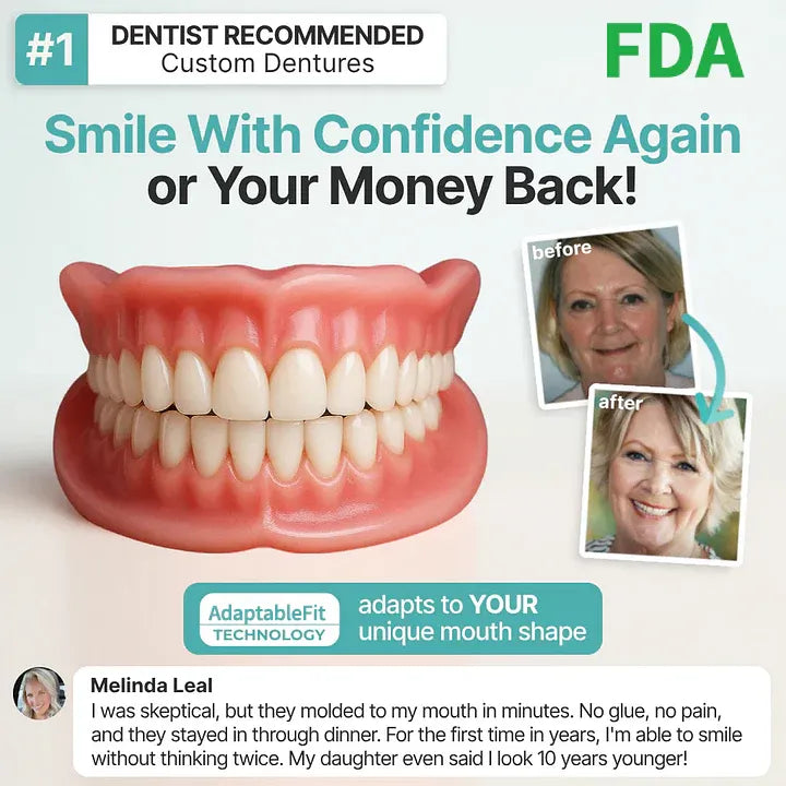 🌎Ends Today: 79% OFF! Medical Full Denture with Strong Suction