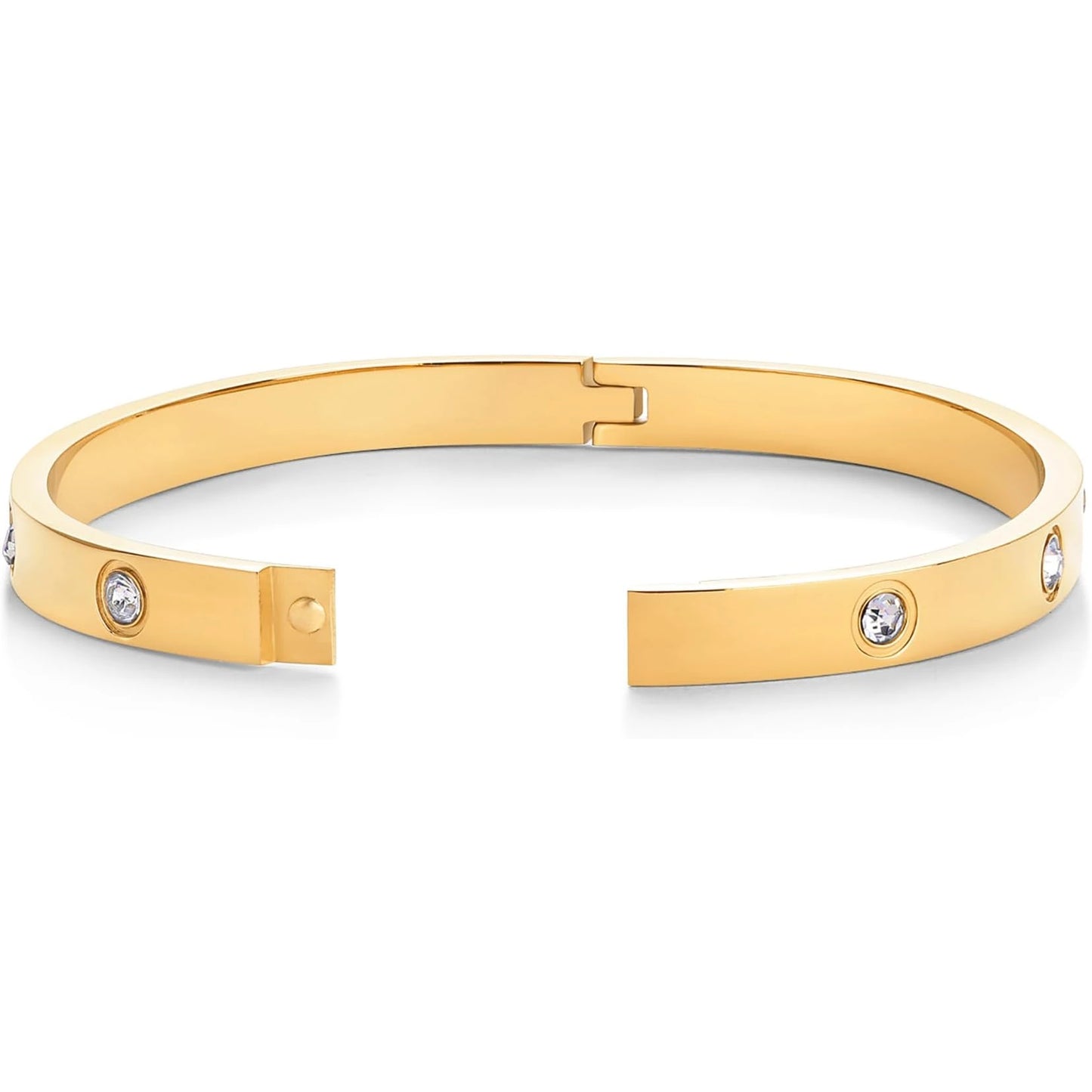 Love Bangle Bracelet - Waterproof Gold-Plated Style For Everyday Elegance