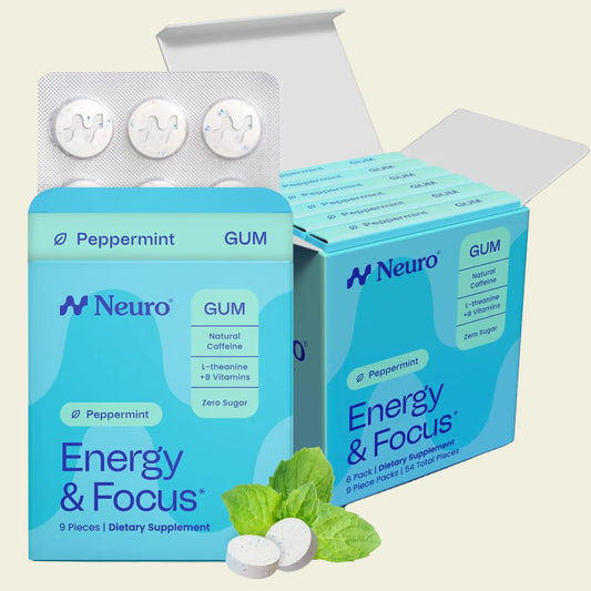 Energy & Focus Gum/Mints - Instant Energy & Laser Focus In Just 2 Minutes