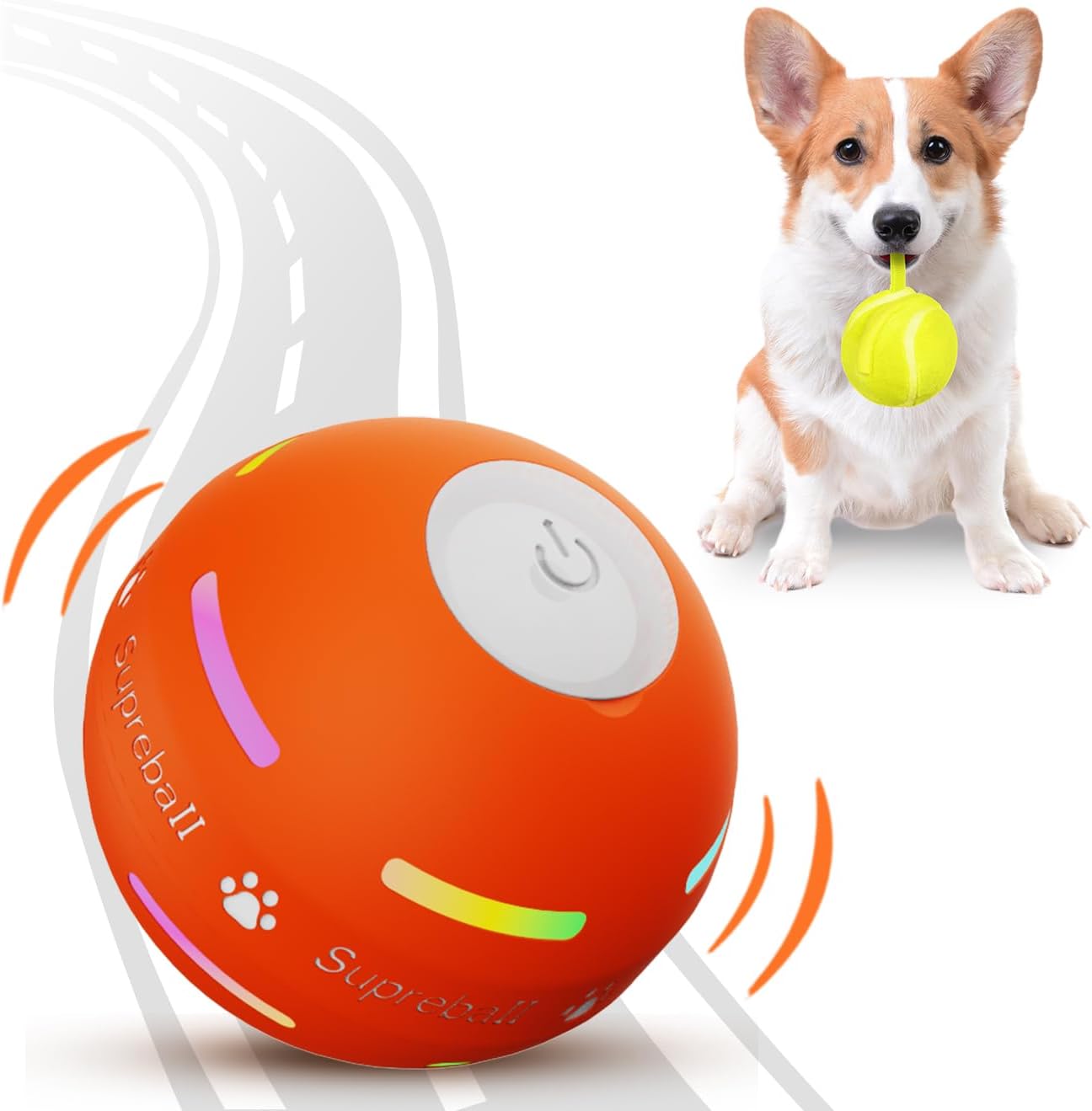 Smart Active Rolling & Bouncing Ball Toy for Dogs | Interactive Dog Toys Dog Ball