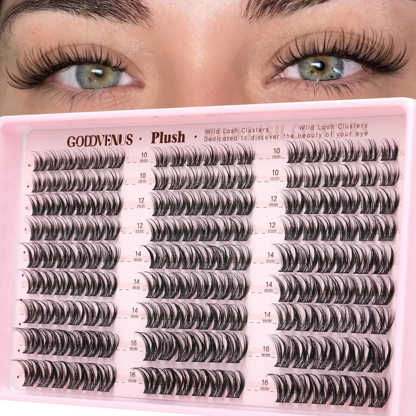 Lash Clusters – Plush D Curl Spider Design For Salon-Quality Fluffy Eyes