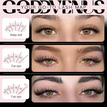 Lash Clusters – Plush D Curl Spider Design For Salon-Quality Fluffy Eyes