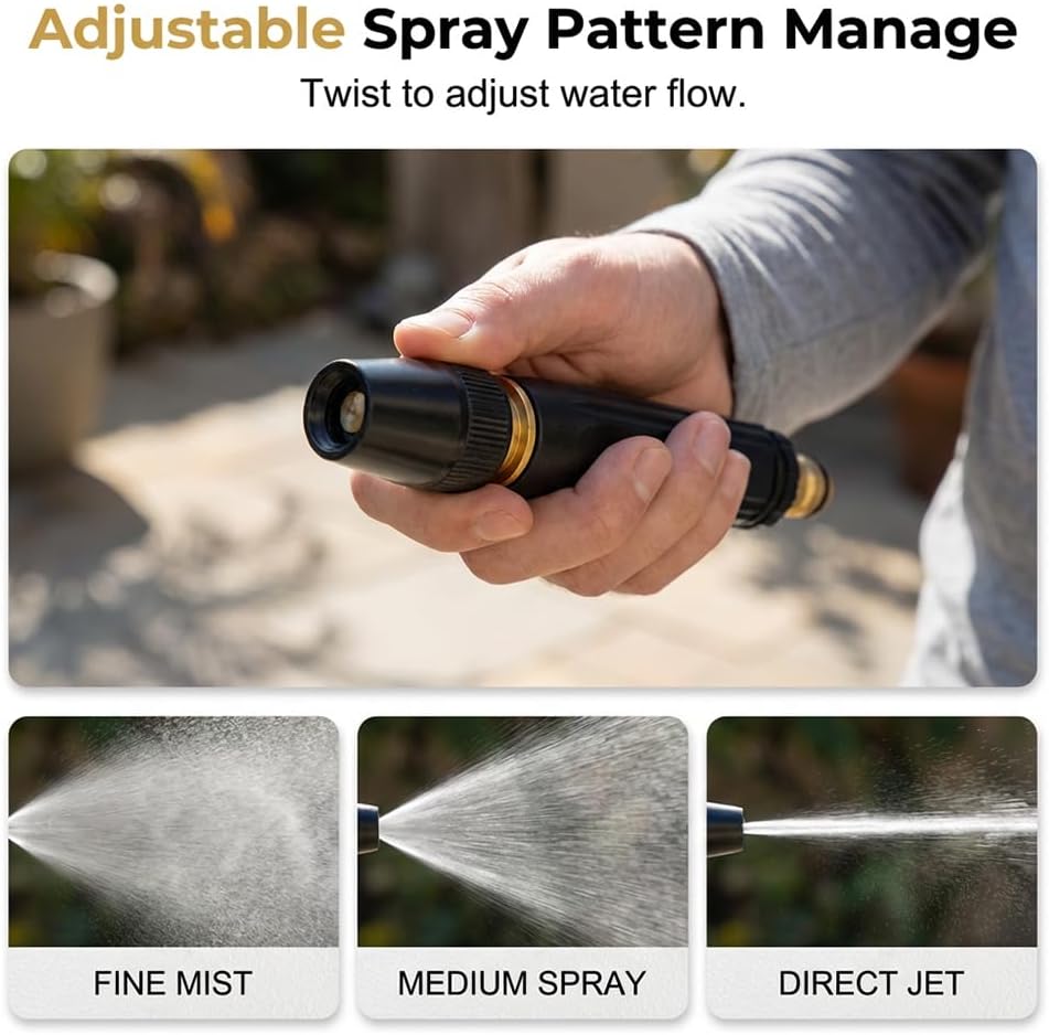 Turn Your Hose Into A High-Pressure Car Wash Water Gun