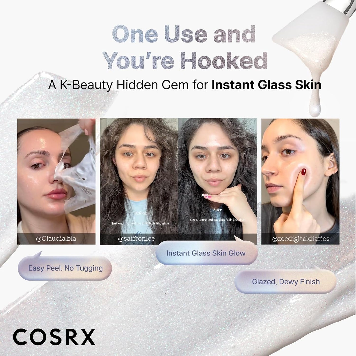 Glass Skin In One Peel: Instant Exosome Glow & Firming Lift