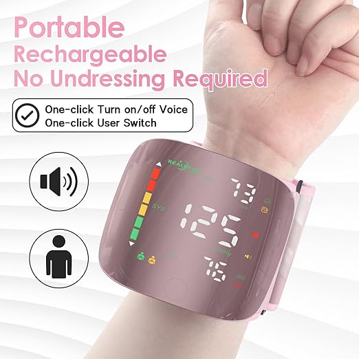 Blood Pressure Monitor – HD Touch Screen For Effortless Instant Tracking