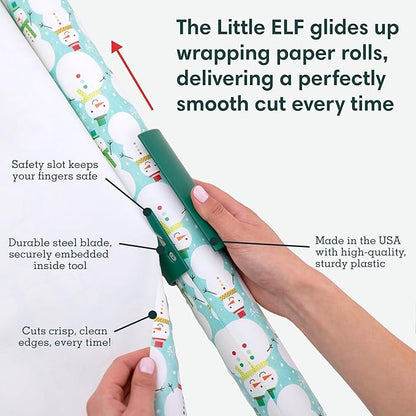 Slide, Slice & Wrap: The Ultimate Safe & Smooth Gift Wrap Cutter
