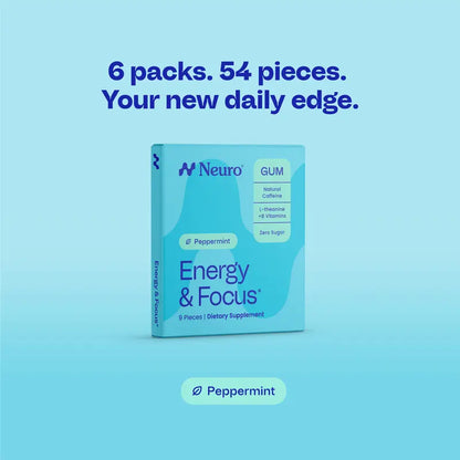 Energy & Focus Gum/Mints - Instant Energy & Laser Focus In Just 2 Minutes