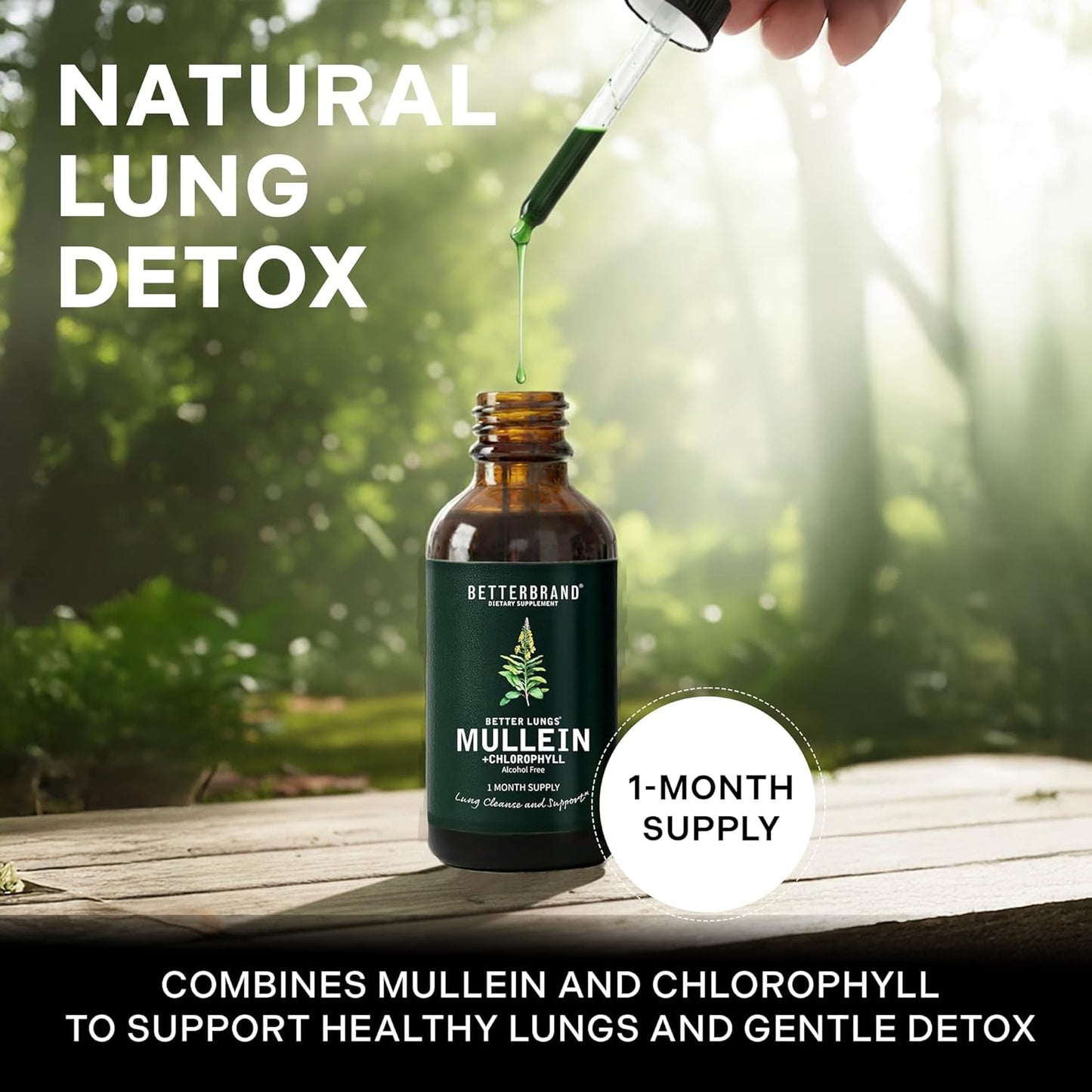 Breathe Easy Again: Natural Herbal Lung Detox & Mucus Cleanse Drops