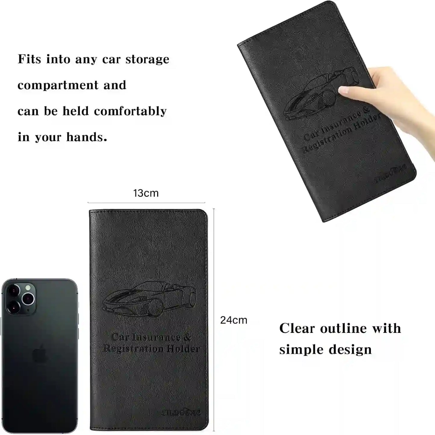 Never Scramble Again: Grab Your Car Documents Instantly - Car Document Holder