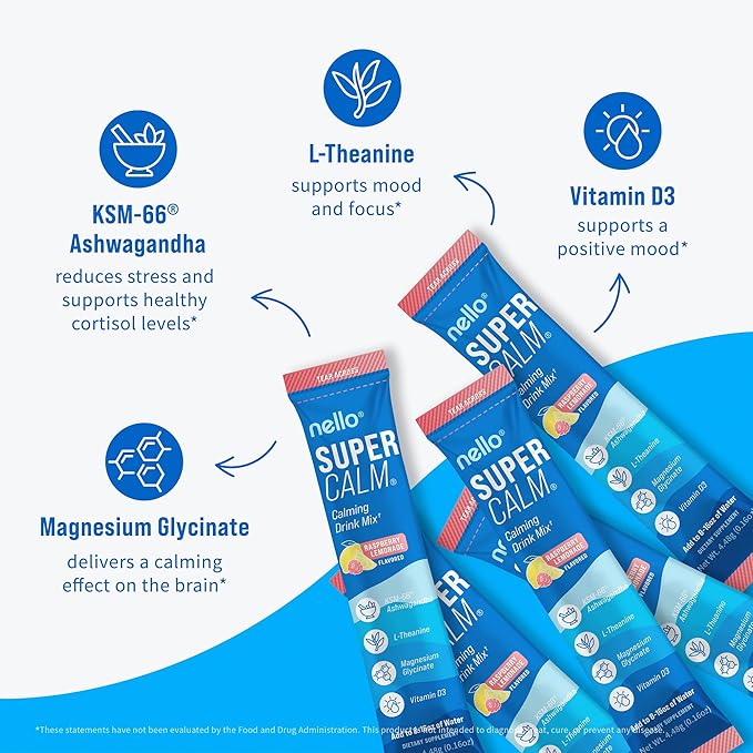 Premium Cortisol-Balancing & Anxiety-Relief Calming Drink Mix