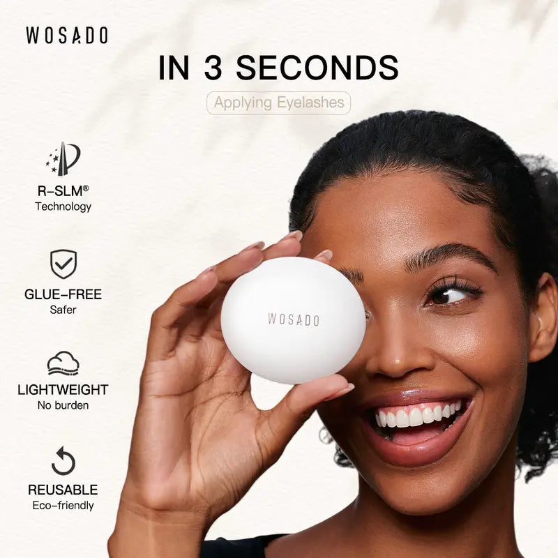 Magnetic Eyelashes with Applicator Kit— Glue-Free, Seconds Apply & All-Day Weightless Wear