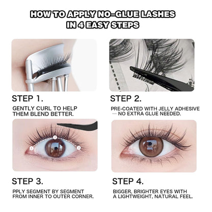 Get Salon-Grade Fuller Lashes In 3 Seconds — No Glue, No Mess, No Damaged Lashes