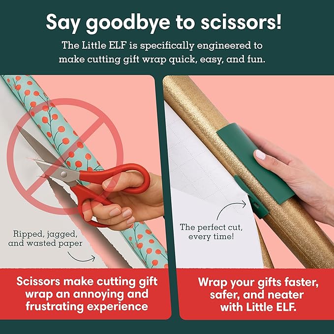 Slide, Slice & Wrap: The Ultimate Safe & Smooth Gift Wrap Cutter