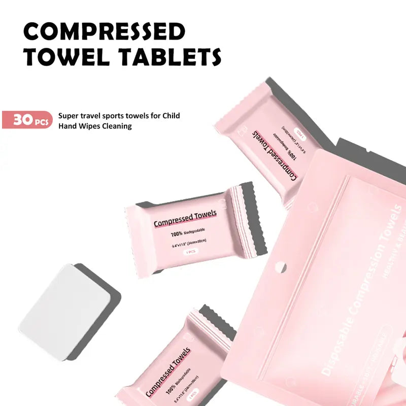 Compressed Travel Towels – Just Add Water Anywhere