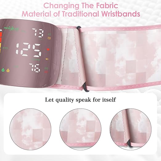 One-Touch Wrist BP Monitor - Track Your Health Anywhere, Beautifully.