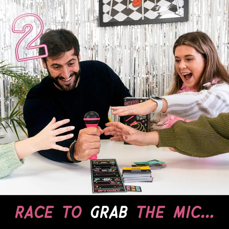 Grab The Mic - The Ultimate Karaoke Party Game For People Who Can’t Sing