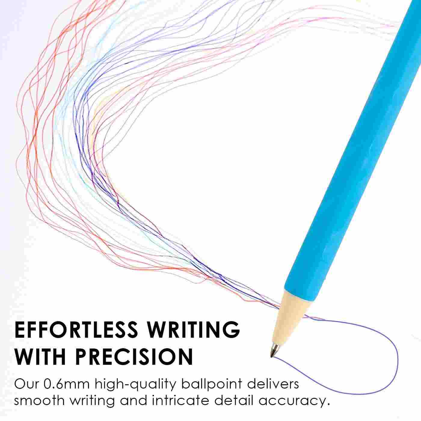 Create, Erase & Rewrite Instantly — 36-Color Premium Mistake-Free Smooth Gel Pens