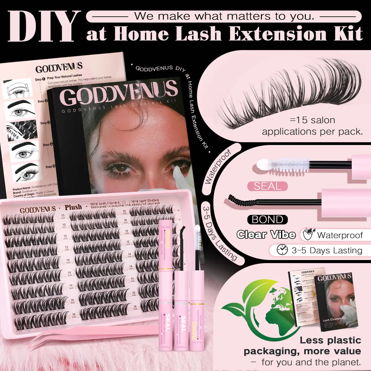 Lash Clusters – Plush D Curl Spider Design For Salon-Quality Fluffy Eyes