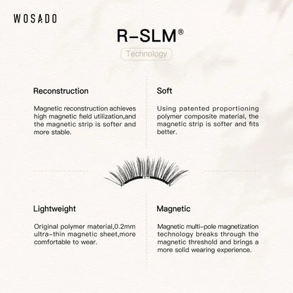 Magnetic Eyelashes with Applicator Kit— Glue-Free, Seconds Apply & All-Day Weightless Wear