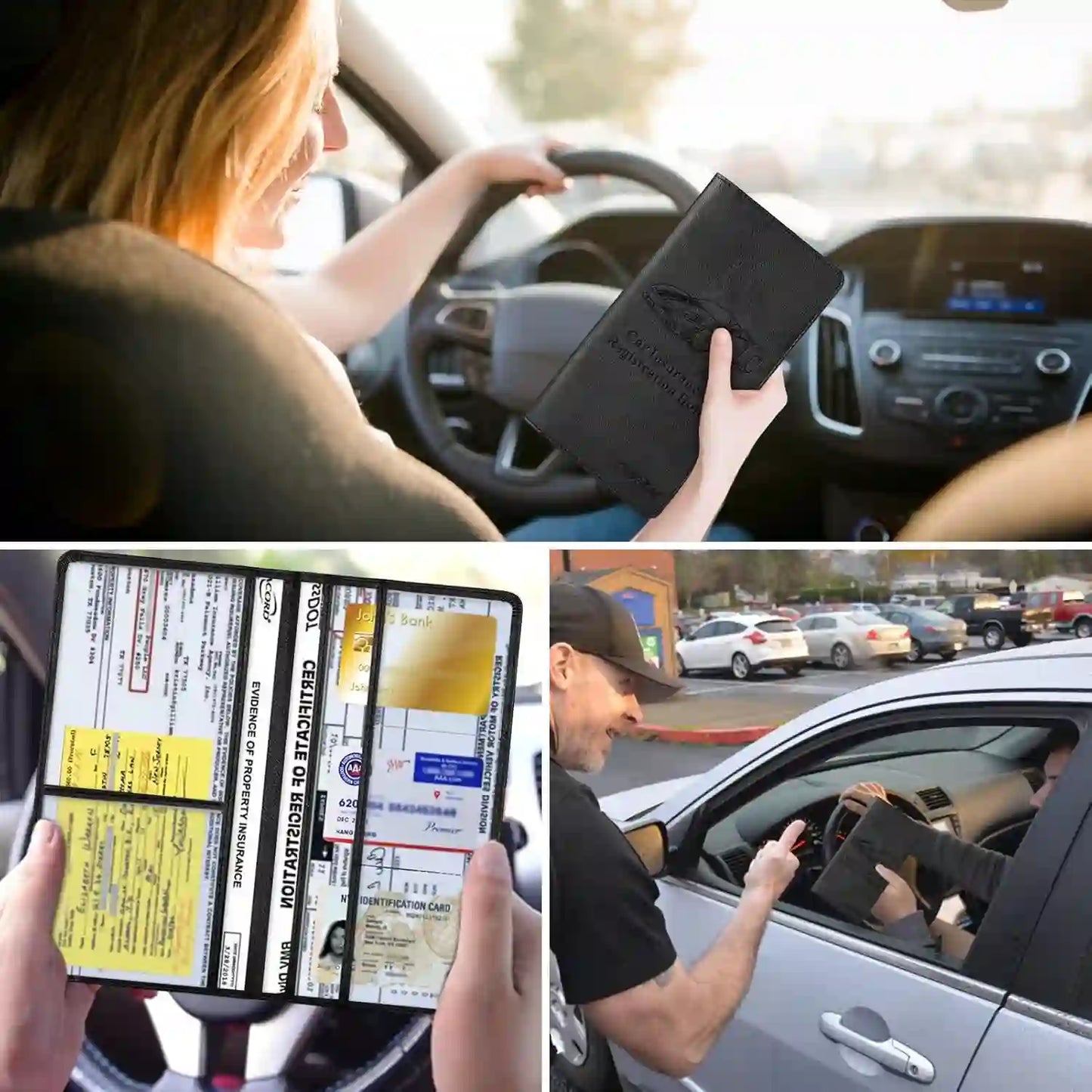 Never Scramble Again: Grab Your Car Documents Instantly - Car Document Holder