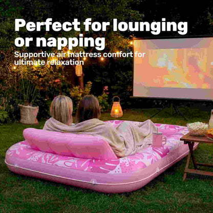 Float On A Cloud: The Ultimate Double-Layer Inflatable Suntan Lounge
