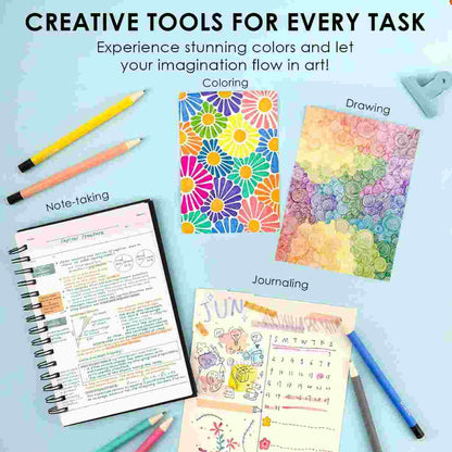 Create, Erase & Rewrite Instantly — 36-Color Premium Mistake-Free Smooth Gel Pens