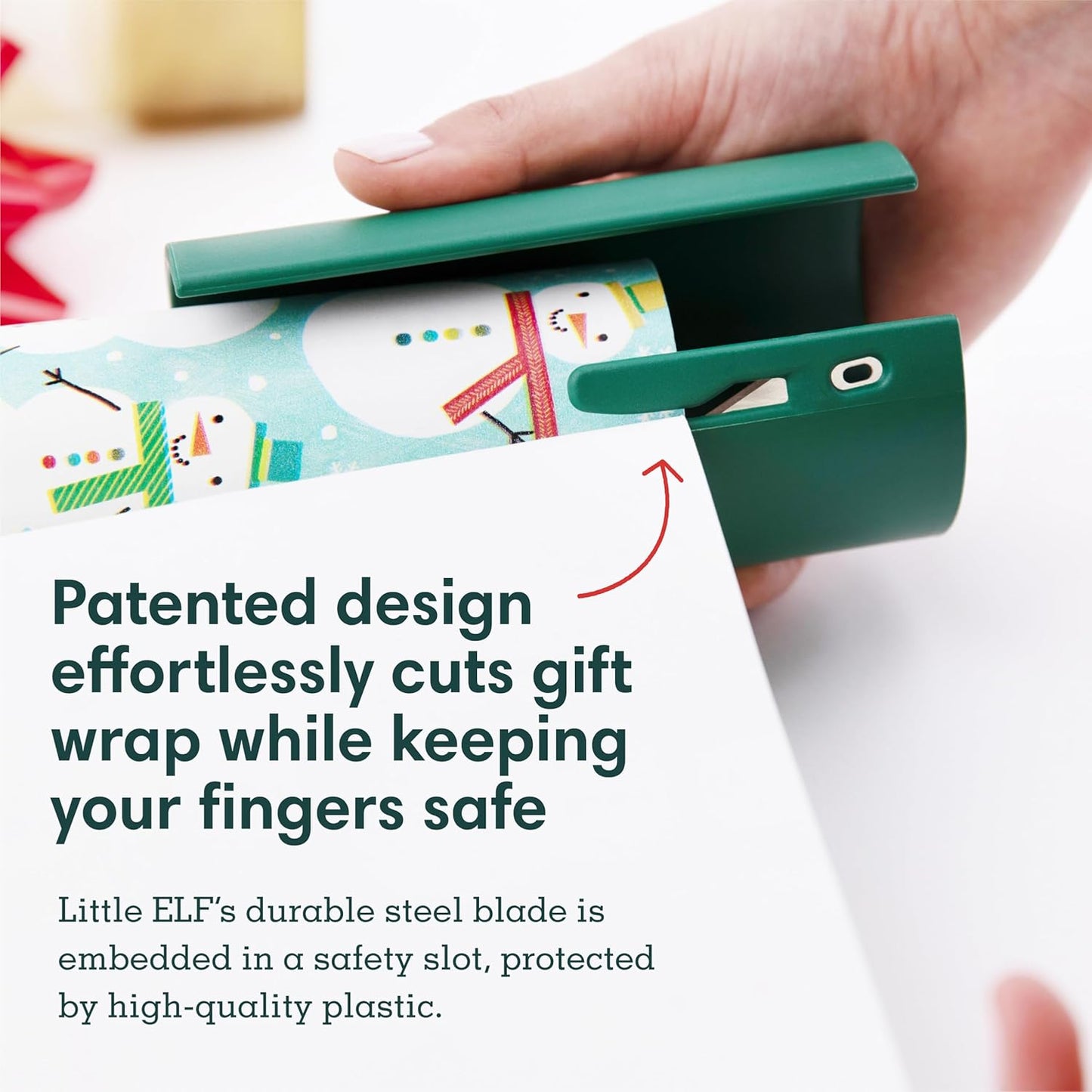 Slide, Slice & Wrap: The Ultimate Safe & Smooth Gift Wrap Cutter