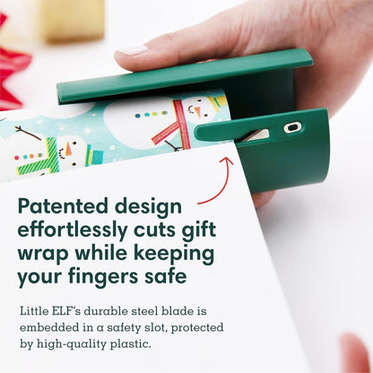 Slide, Slice & Wrap: The Ultimate Safe & Smooth Gift Wrap Cutter