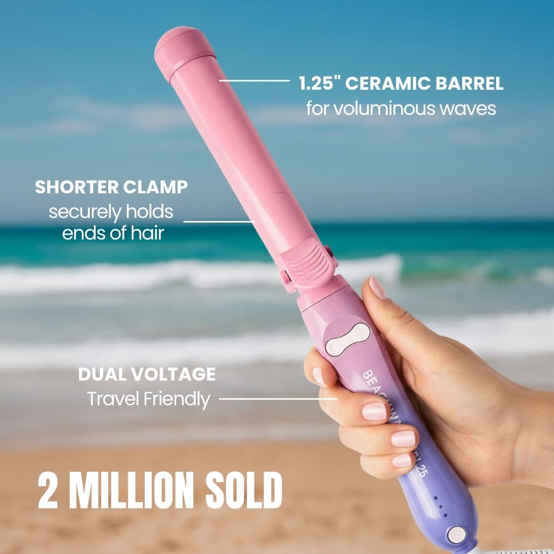 Rotating Curling Iron - Get Perfect Salon Waves Instantly With One Click