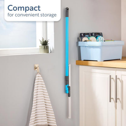 180° Rotating Silicone Floor Squeegee – Instantly Wipe Away Water, Hair & Dust Without Messy Tangling