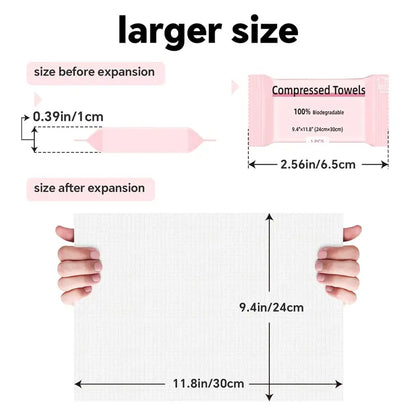Compressed Travel Towels – Just Add Water Anywhere
