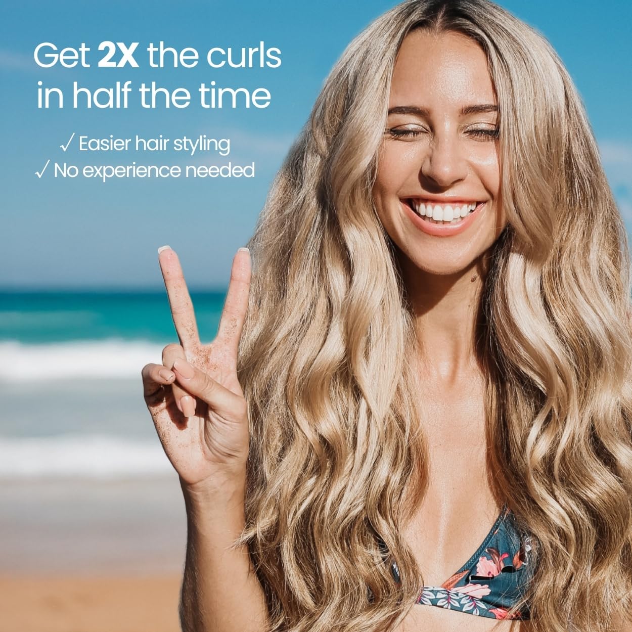 Rotating Curling Iron - Get Perfect Salon Waves Instantly With One Click