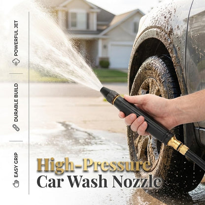 Turn Your Hose Into A High-Pressure Car Wash Water Gun