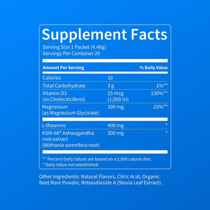 Premium Cortisol-Balancing & Anxiety-Relief Calming Drink Mix